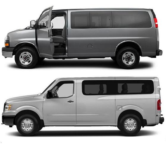 large passenger vans