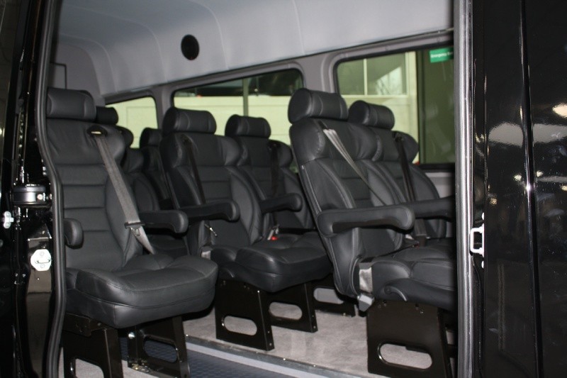 12 passenger van inside